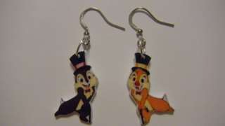 Disney Chip N Dale Earrings chipmunks jewelry ADORABLE  
