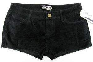 ROXY Juniors Vintage Cord Short Corduroy Cut Off Shorts NWT $36  