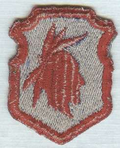   Rare Original WW 2 US Army 98th Infantry Division Patch off a uniform