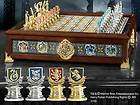 HOGWARTS HOUSES QUIDDITCH CHESS SET Wizarding World Harry Potter Noble 
