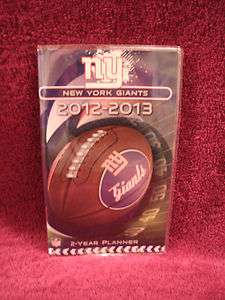 2012   2013 New York Giants Pocket Calendar  