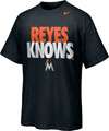 Miami Marlins Black Nike Reyes Knows T Shirt