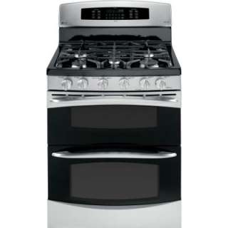 30 in. Self Cleaning Freestanding Double Oven Gas Convection Range in 