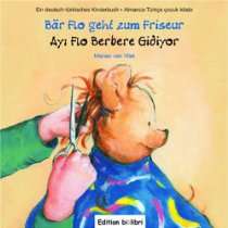 Bär Flo geht zum Friseur / Ay Flo Berbere Gidiyor Kinderbuch Deutsch 