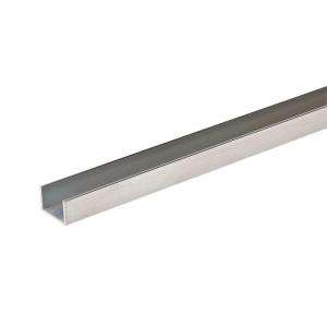 Crown Bolt 1/2 in. x 96 in. C Channel 1/16 in. Thick Aluminum 56860 at 