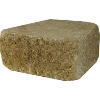 Oldcastle4 in. x 9 in. Countryside Retaining Wall Block   Sand / Tan
