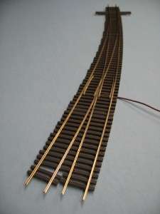 Fast Tracks #10 switch 60 RH curved ME code 83 rail  