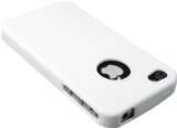 mumbi Hülle iPhone 4 Silikon Case Tasche   weiss WHITEning 