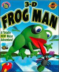 3D Frog Man PC CD eat bugs & evade evil ghosts game  