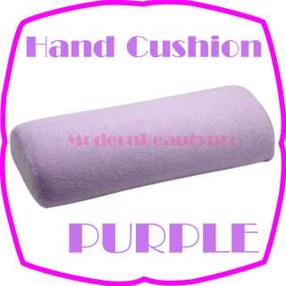 Soft Hand Cushion Pillow Rest For Nail Art Manicure   PURPLE  