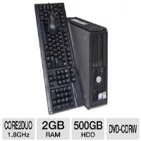 Dell OptiPlex 745 Desktop PC   Intel Core 2 Duo 1.8GHz, 2GB RAM, 500GB 