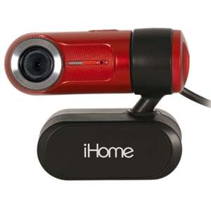 iHome IH W313NR MyLife Notebook Webcam   Red 