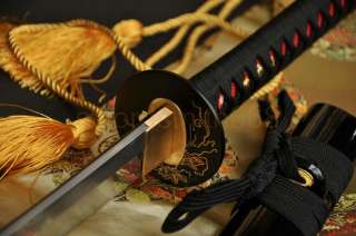 41 Japanese Samurai Sword KATANA Clay Tempered Folded Steel Blade Can 