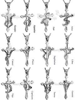 12 Constellation Cross Pendant crystal for Collection  