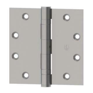 Hager 4.5 In. X 4.5 In. Stainless Steel Finish Standard Weight Door 