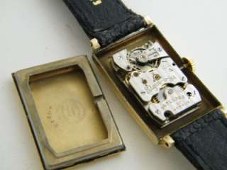 Vintage ELGIN wrist watch 17 jewels Gold Fill case 1940s era  