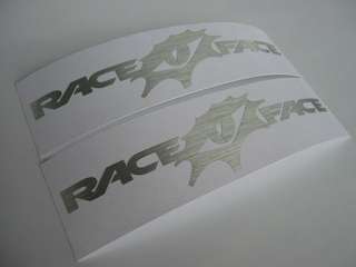 Race Face Aufkleber / Sticker Alu gebürstet  