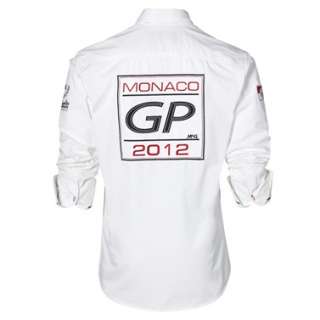 Gaastra McGregor Hemd Plain Grand Prix Monaco 2012 Formel 1 weiss Gr 