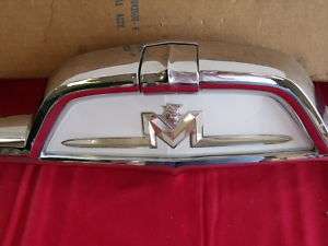 1956 NOS Mercury Montclair Chrome Trunk Bar W/Emblem  