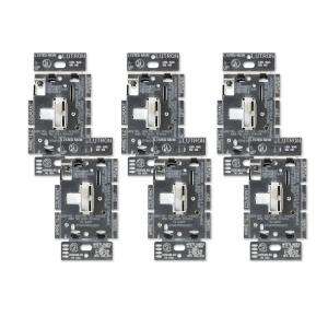 Lutron Toggler Single Pole Dimmer Value Pack, White TG 600PR 6 WH at 