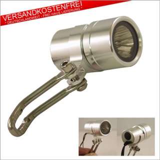 Fahrrad Sport Frontlampe Fahrradlampe LED 20 LUX Aluminiumgehäuse 