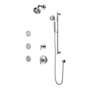   Luxury Shower System in Polished Chrome K 10853 4 CP at The Home Depot