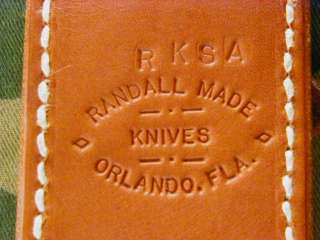 RANDALL KNIFE KNIVES RKS 1,STAG, #968/1042, #7249  