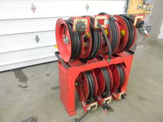 LINCOLN HOSE REEL RACK SERVICE TRUCK 2250 PSI OIL AIR LUBE GREASE HIGH 