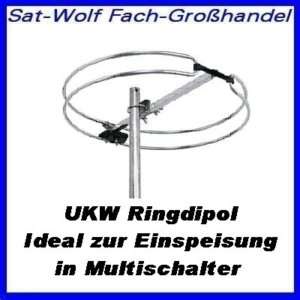 FM UKW Ringdipol Antenne für Innen und Außen  