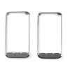 Samsung Galaxy S i9000 ~ Silver Front Metal Frame Bezel Cover Case 