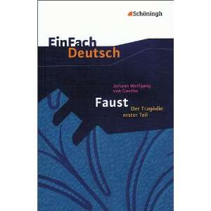EinFach Deutsch   Textausgaben Faust. Mit Materialien Der Tragödie 