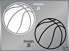 Custom BASKETBALL cut vinyl decal car sticker up to 8 items in 