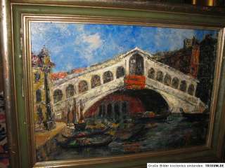 UNGER W.H.,*1929 Venedig mit Rialtobrücke  
