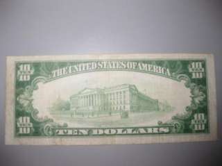 SCARCE* 1929 $10 National Bank Note of Philadelphia  