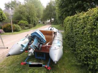 Schlauchboot mit Trailer und 33 PS Motor in Niedersachsen   Stubben 