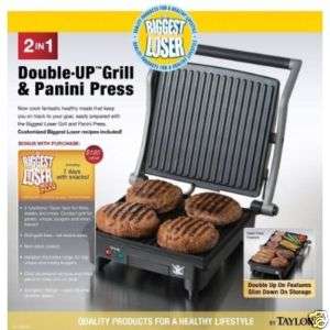 Taylor The Biggest Loser Double Up Grill & Panini Press  