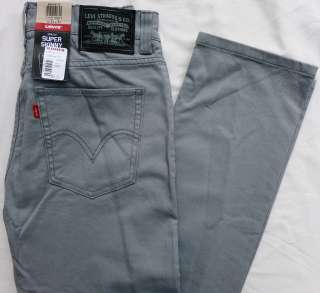 NEW LEVIS 510 Mens Super Skinny Jeans   Light Gray Color   MSRP: $58 