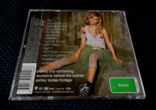 ASHLEY TISDALE CD + DVD Headstrong Australia release *Rare*  