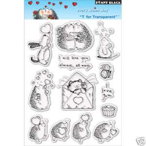 PENNY BLACK VALENTINE EVERY WHICH WAY CLEAR STAMP SET  