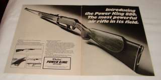 1972 two part Daisy bb gun ad ~ POWER KING 880  