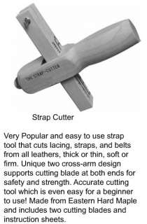 Pro Grade Leather & Shoe Draw Gauge / Strap Cutter Wood  