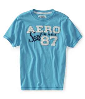 aeropostale mens aero 87 surf graphic t shirt  