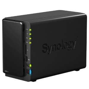 Synology NAS DS212+ NAS Server (2GHz, 512MB RAM, SATA II, 2 Bay, 2 x 