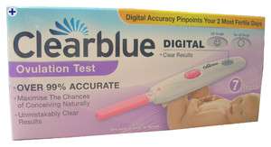 PRIVATE   CLEARBLUE DIGITAL OVULATION TEST   7 TESTS 5013147050109 