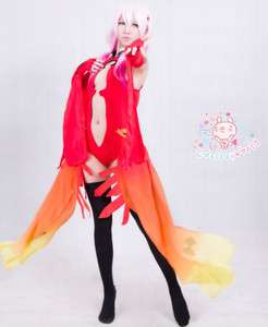 Guilty Crown Inori Yuzuriha Cosplay Costume+Wig  