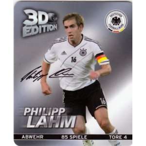 REWE DFB 2012 Sammelkarte   Nr. 2 3D Philipp Lahm   NEU  
