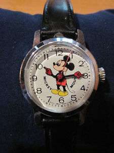 Working Bradley Mickey Mouse Wind UP Collector Watch  