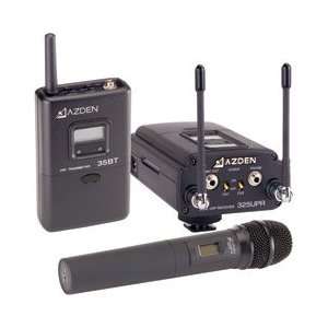  AZDEN 2 CHANNEL WIRELESS HANHELD TRANS MIC SYS Musical 