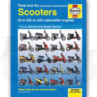 haynes manual twist and go automatic transmission scooters