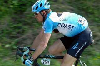  , celeste green jersey from the European Pro Tour Coast cycling team